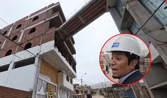 Ingeniero descubre puente, sobre la calle, que une dos casas en Ancón: “Tienen que demolerlo”