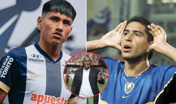 Néstor Gorosito lanza una polémica comparación entre Piero Cari y Juan Román Riquelme: ''Tiene muchas condiciones''