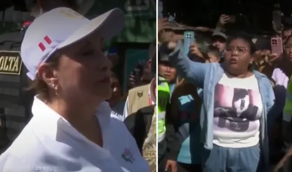 Madre de familia encara a Dina Boluarte durante visita a Madre De Dios: “No es justo que estudien en estas precariedades”