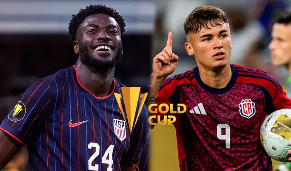 ¿A qué hora ver Estados Unidos vs Costa Rica EN VIVO? Canales y streaming por los cuartos de final de la Copa Oro 2025