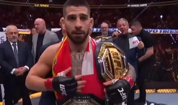 ¡Ilia Topuria es el campeón de peso ligero! Noqueó a Charles Oliveira en el primer round por el UFC 317