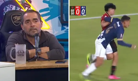 Marko Ciurlizza explica por qué no fue penal contra Kenji Cabrera en el Alianza Lima vs Melgar: "Venía cayendo"