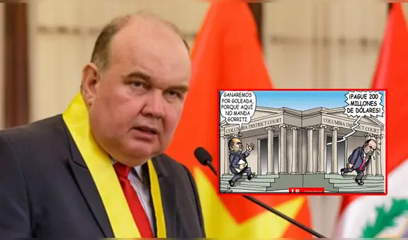 López Aliaga pagará US$200 millones a Rutas de Lima: Carlincatura ironiza decisión de la Corte de Columbia en contra de la MML