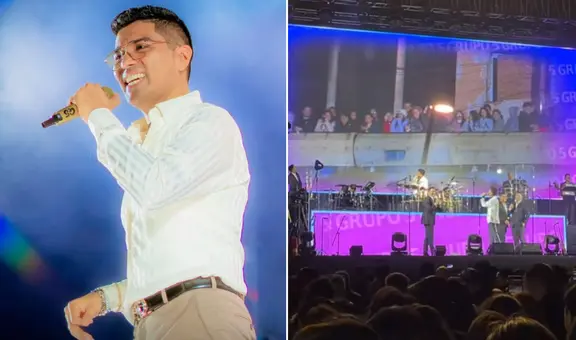 Fans de Grupo 5 usan balcón de una calle para ver concierto en Huacho y Christian Yaipén les manda saludos: "Zona vivazos"