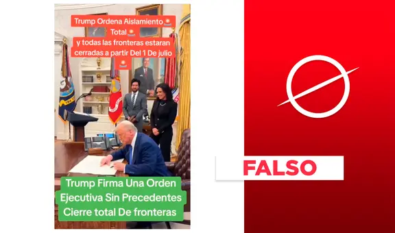 Donald Trump no cerrará las fronteras de Estados Unidos el 1 de julio