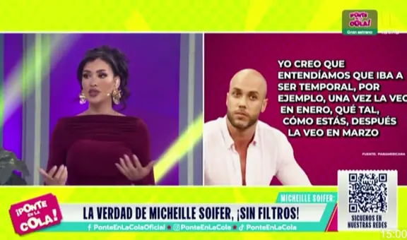 Michelle Soifer responde a Bruno Agostini por exponer supuesta infidelidad a Erick Sabater: “Me decepcioné de él”