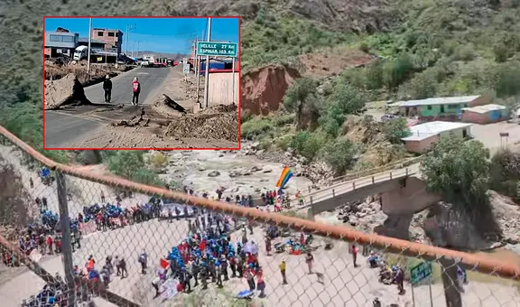 Cusco: mineros informales mantienen bloqueo del Corredor Vial Sur en Chumbivilcas