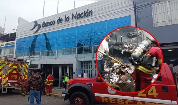 Masivo incendio en Banco de la Nación en Tacna puso en riesgo archivos históricos: fue controlado tras más de 7 horas