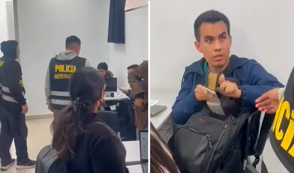 Detienen en plena clase a estudiante acusado de extorsionar a docente universitario en Trujillo