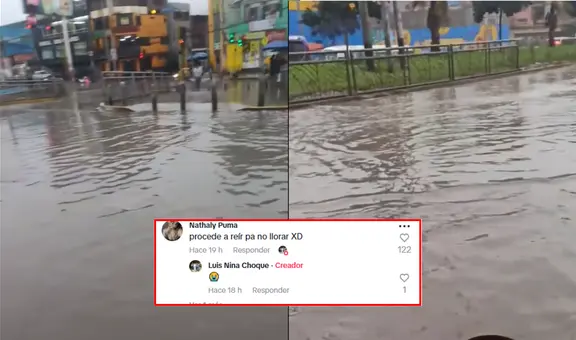 Vecino de VMT compara aniegos por lluvias con paseo turístico en Europa: "Cómo olvidar mi paso por Venecia"