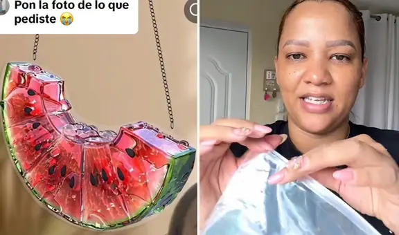 Mujer compra cartera con forma de sandía en Temu, pero lo que recibió la dejó en shock: "Estaba preciosa"