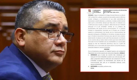 Juan José Santiváñez: Poder Judicial determina que Fiscalía podrá revisar audios de 'Culebra' hasta el 5 de setiembre