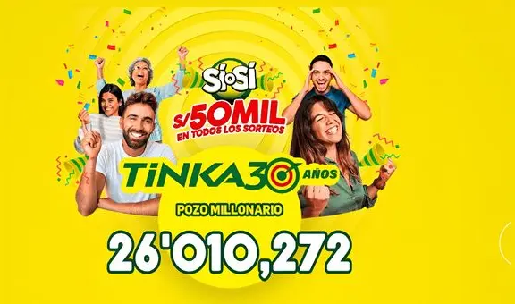Resultados de La Tinka miércoles 2 de julio: números ganadores, premios y el Pozo Millonario