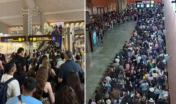 Aeropuerto de Barajas en España colapsa por caída del sistema de pasaportes: largas colas e incertidumbre en pasajeros