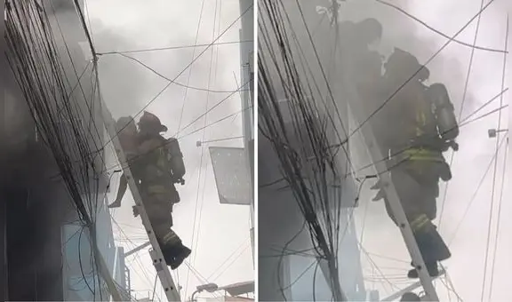 Niña salva de morir tras quedar atrapada durante incendio en Ciudad del Pescador, Callao