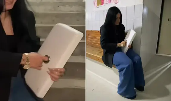 Mujer termina en urgencias luego de que uña acrílica se atoró en el inodoro: “Se llevó cargando la tapa”