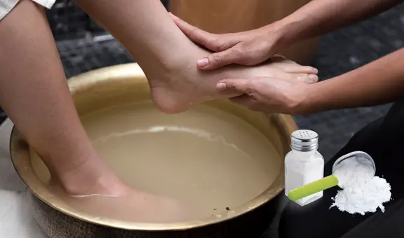 Lavado de pies con sal y bicarbonato: qué beneficios tiene y cómo hacerlo correctamente