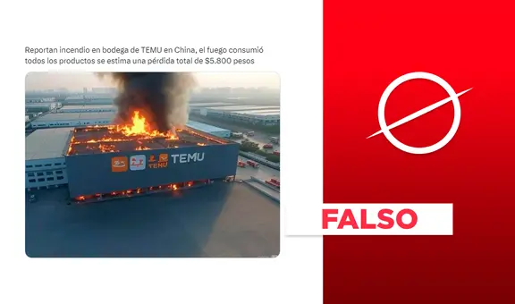 Temu no reportó un incendio en una de sus bodegas en China: se trata de un montaje