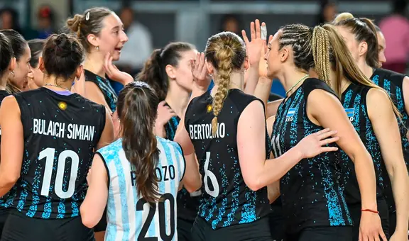 Argentina derrotó 3-0 a Chile por la fecha 2 de la Copa América de Vóley 2025