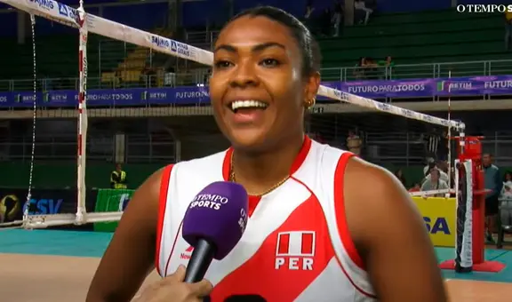 Ángela Leyva tras histórico triunfo de Perú sobre Brasil en la Copa América de Vóley: "Jugamos con corazón"