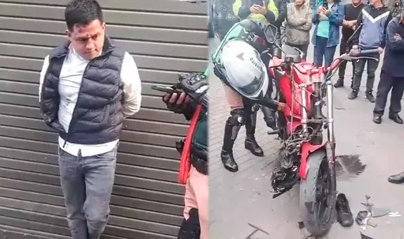 Sujeto roba celular cerca a jirón de la Unión, pero lo atrapan tras persecución en Cercado de Lima