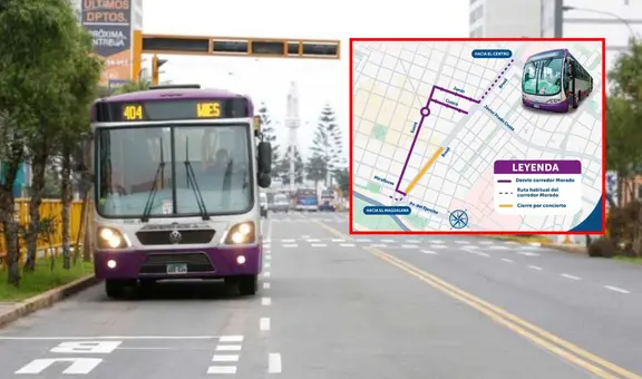 ATU anuncia desvío en Av. Brasil: Corredor Morado, AeroDirecto y transporte convencional modificarán su ruta este 4 de julio