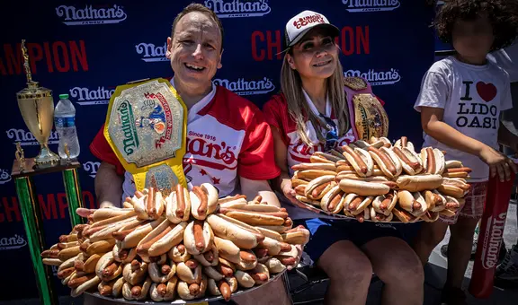 El 'Tiburón' Joey Chestnut regresa al concurso de comer hot dogs de Nathan's en 2025: así queda la tabla