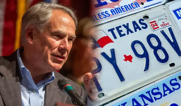La ley firmada en Texas: Greg Abbott cambia las placas de los vehículos, decisión que puede afectar a conductores