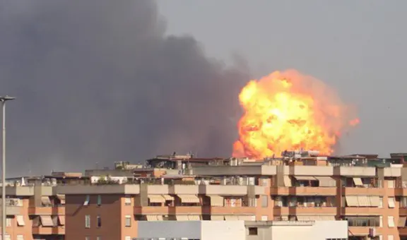 Fuerte explosión en una gasolinera en Roma desata incendios en cadena en edificios cercanos: Papa León XIV pidió orar por las víctimas
