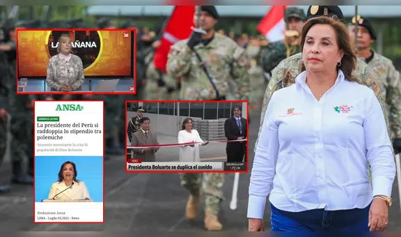 Dina Boluarte: prensa internacional se burla del aumento de sueldo presidencial y le recuerda que es "impopular"