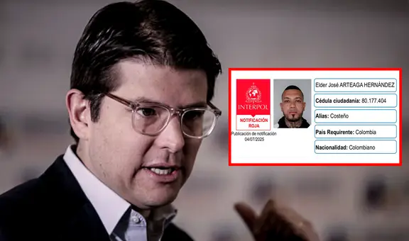 'Costeño', el criminal que habría mandado a matar a Miguel Uribe y por el que la Interpol lanzó una alerta roja