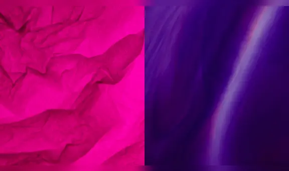 ¿Los colores fucsia y violeta son lo mismo?