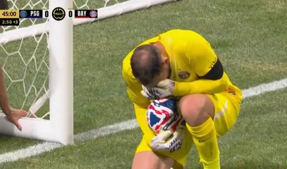 Donnarumma se quiebra en pleno partido tras fuerte lesión en el tobillo de Musiala por los cuartos de final del Mundial de Clubes