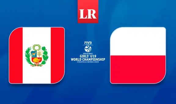 Perú vs Polonia vóley sub-19 EN VIVO HOY: transmisión online del partido por el Mundial