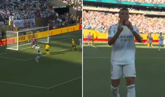 Kylian Mbappé se estrena en el Mundial de Clubes con espectacular golazo de tijera: se lo dedicó a Diogo Jota