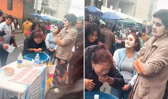 Vendedor en Lima convence a clientas de aplicarse concha de nácar y las redes estallan: “Parecen mimos”