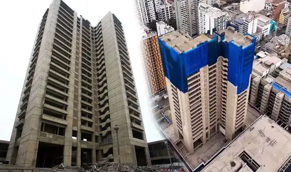 Esta es la historia de la Torre Trecca, el enorme edificio en Lima que lleva 50 años abandonado: ¿por qué ha estado tanto tiempo sin funcionar?