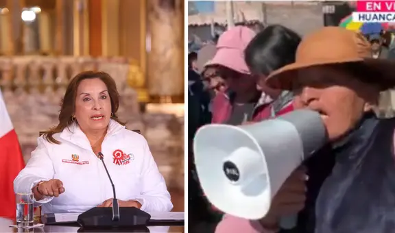 Dina Boluarte es rechazada en Huancayo tras aumento de sueldo: "Usurpadora, el pueblo te repudia"