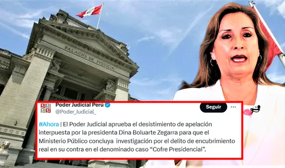 Dina Boluarte seguirá investigada por caso Cofre: PJ desestima apelación presentada por la presidenta