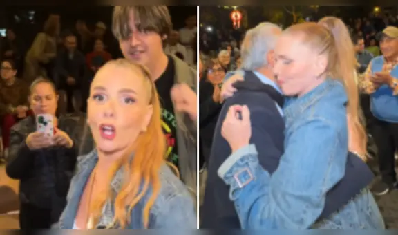 Johanna San Miguel sorprende al bailar con adultos mayores en el Parque Kennedy y redes bromean: "Ensure y colágeno"