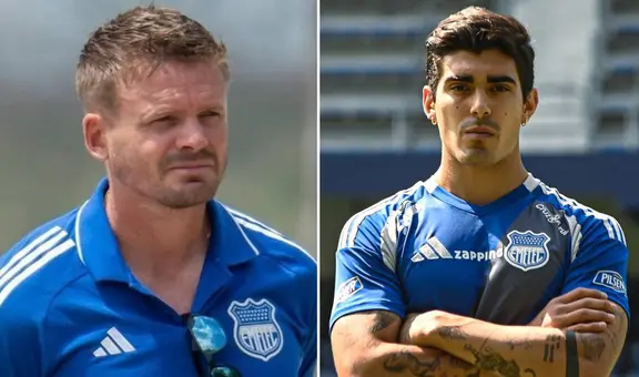 DT de Emelec enaltece a Alfonso Barco y le mostró confianza: "Vamos a ver a uno de los mejores ‘5′ de Ecuador"
