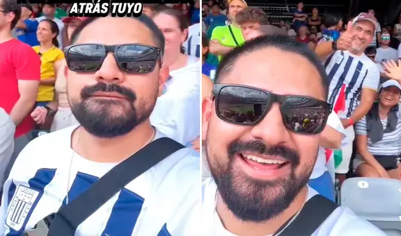 Hincha va al Mundial de Clubes con su polo de Alianza Lima y se emociona al ver a joven con la misma camiseta: “Estamos en todos lados”
