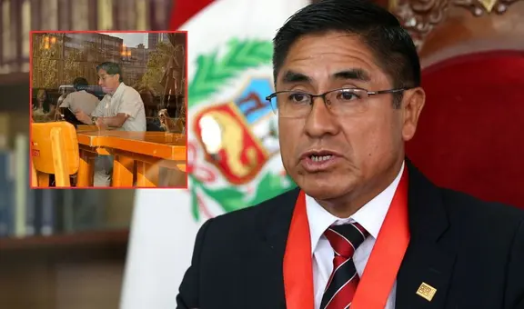 César Hinostroza: revelan nueva foto del prófugo exjuez supremo en una cafetería de Bélgica