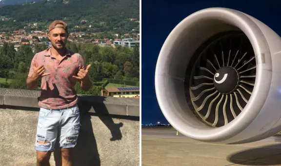 Identifican a hombre que murió tras tirarse a un avión que estaba por despegar: "Corrió a la turbina y fue succionado de golpe"