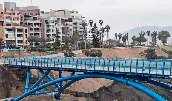 Puente del corredor turístico Miraflores-Barranco sigue sin fecha de inauguración