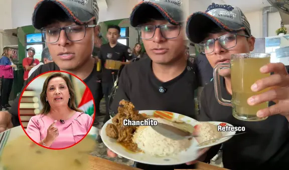 Peruano sorprende al encontrar un menú a solo S/6 y en redes bromean "Ni que se entere Dina"