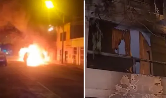 Extorsionador incendia auto y edificio para amenazar a empresario en Chorrillos: "Es la segunda vez que atentan"