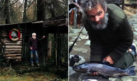 Ken Smith, el ermitaño que lleva más de 40 años viviendo aislado en un bosque de Escocia sin electricidad ni agua potable