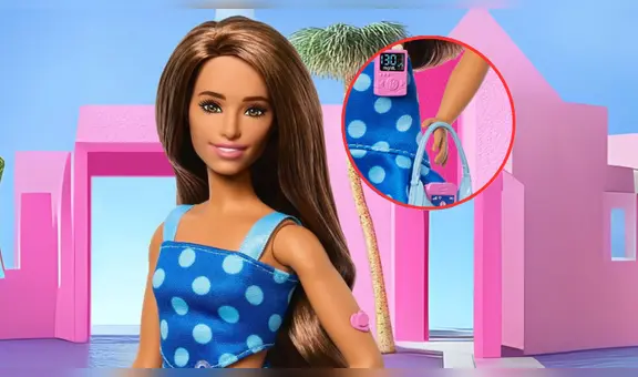 Mattel presenta la primera Barbie con diabetes tipo 1: muñeca incluye sensor en tiempo real para medir el azúcar en la sangre