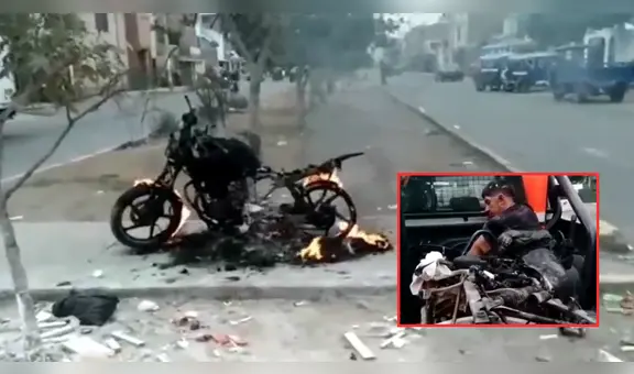 Ladrón fue atrapado y linchado por vecinos en SMP: ciudadanos incendiaron su motocicleta